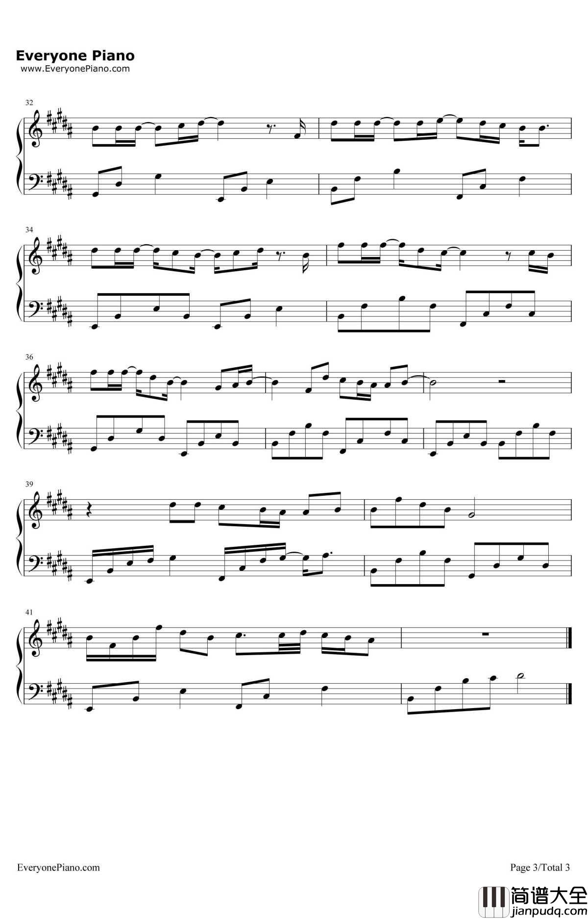 树读钢琴谱_王俊凯