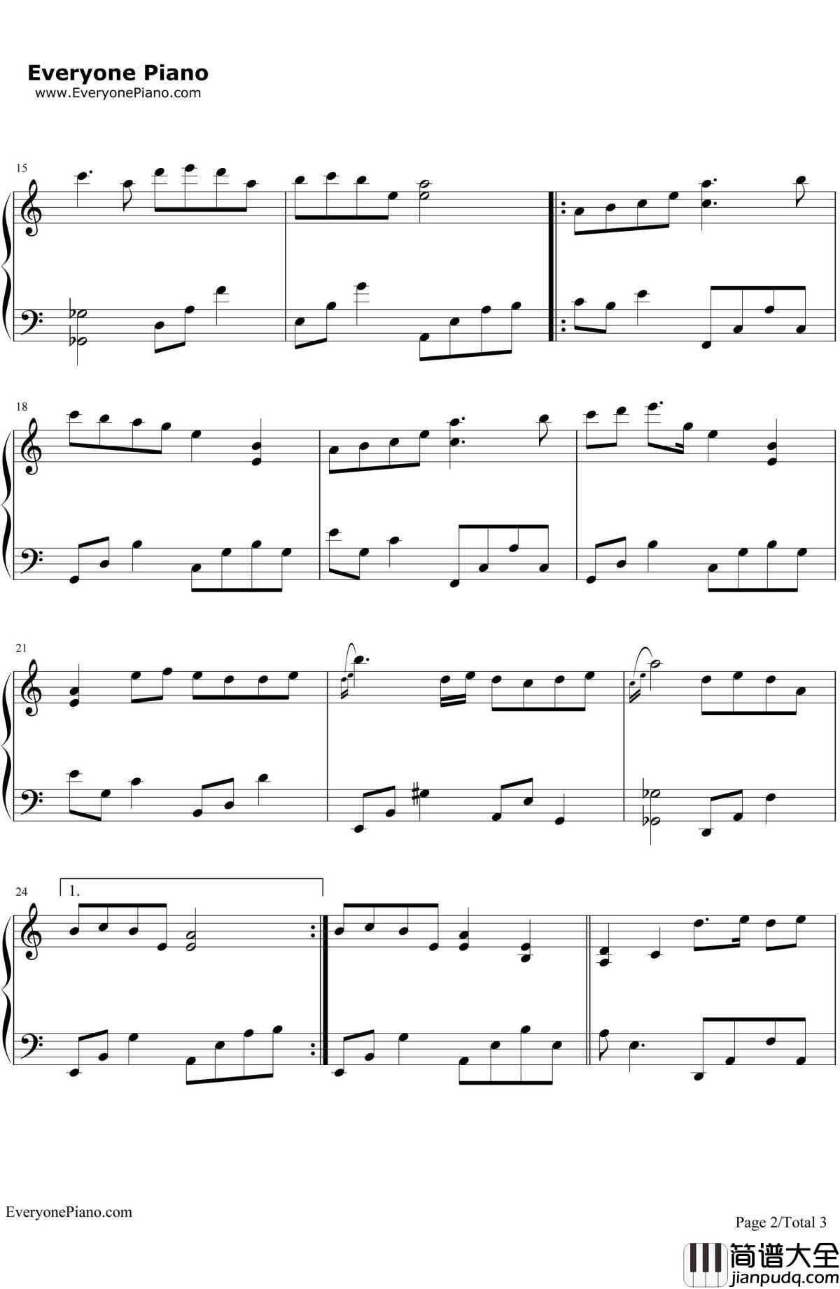 这一程情深缘浅钢琴谱_石进_夜的钢琴曲Ⅱ