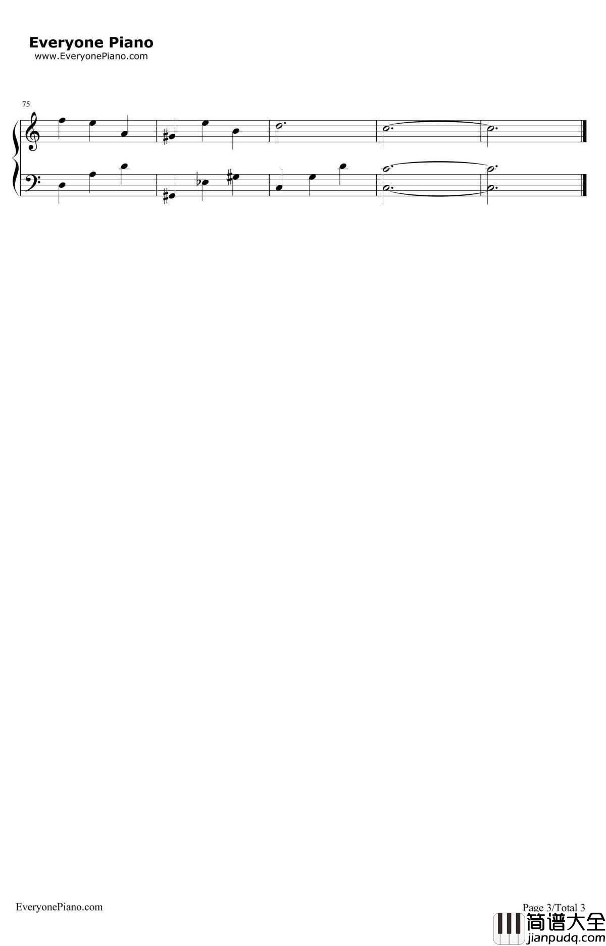 下一秒钢琴谱_张碧晨_微微一笑很倾城插曲