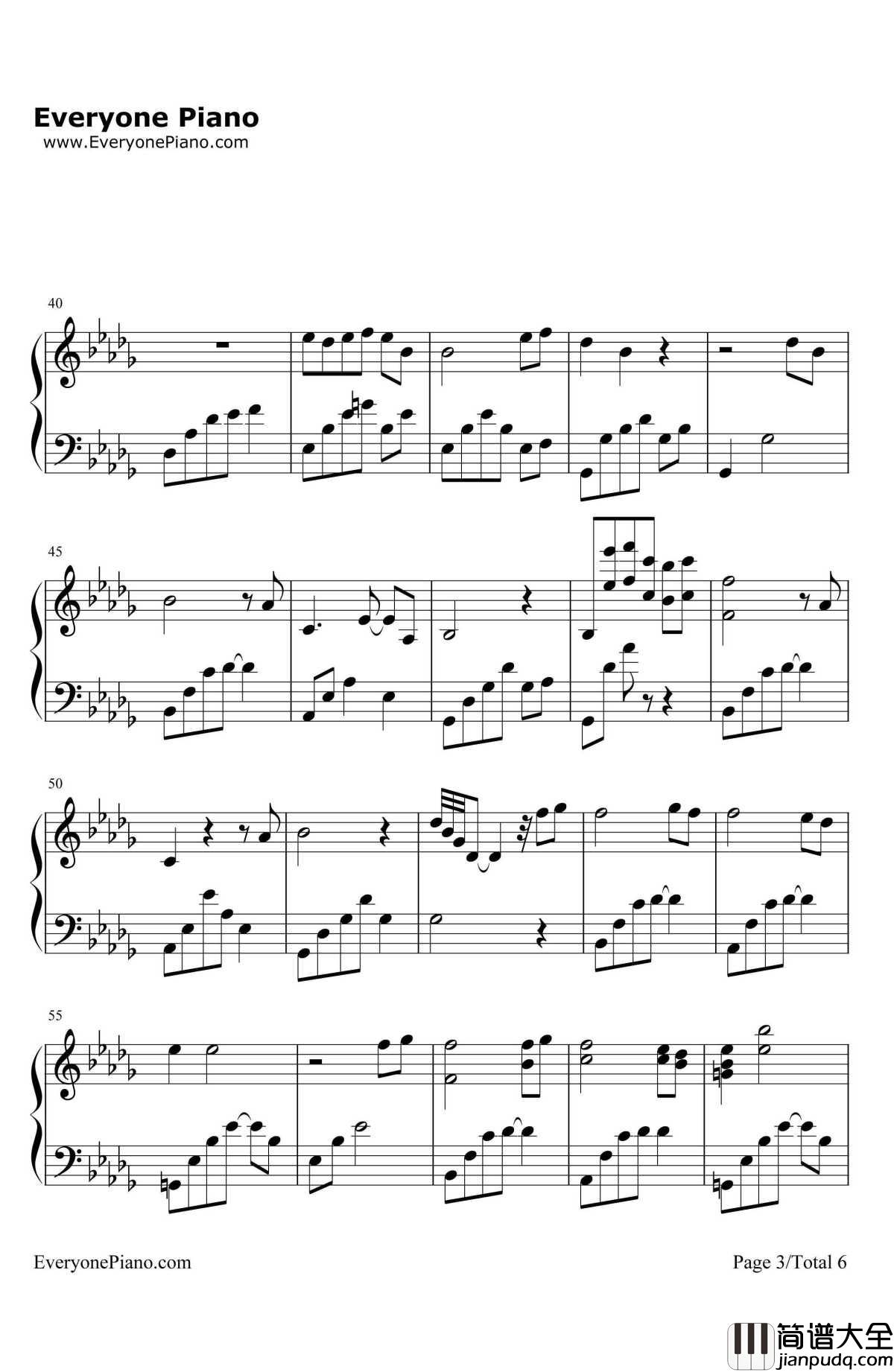 烟雨蒙蒙钢琴谱_赵薇__情深深雨濛濛_插曲