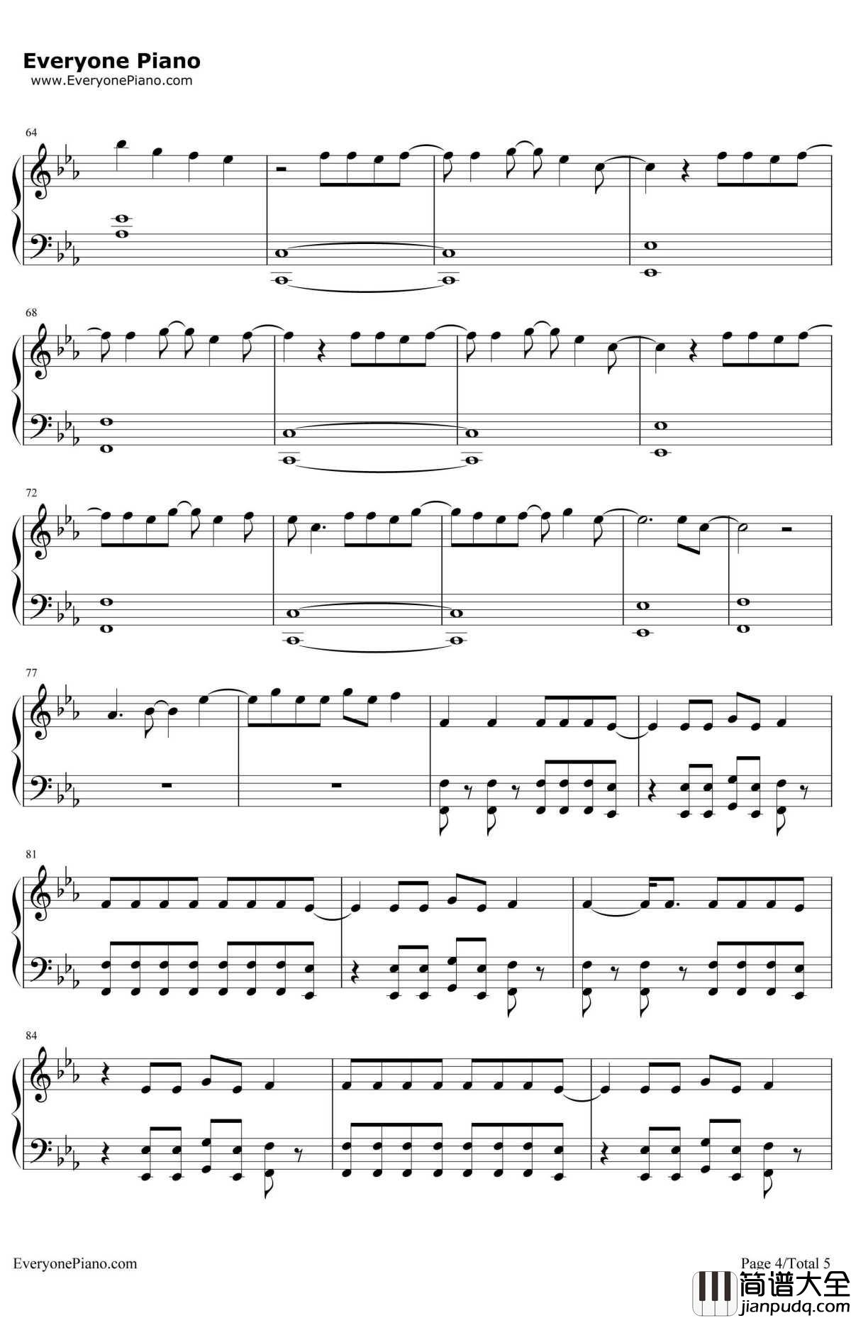 This_Girl钢琴谱_Kungs