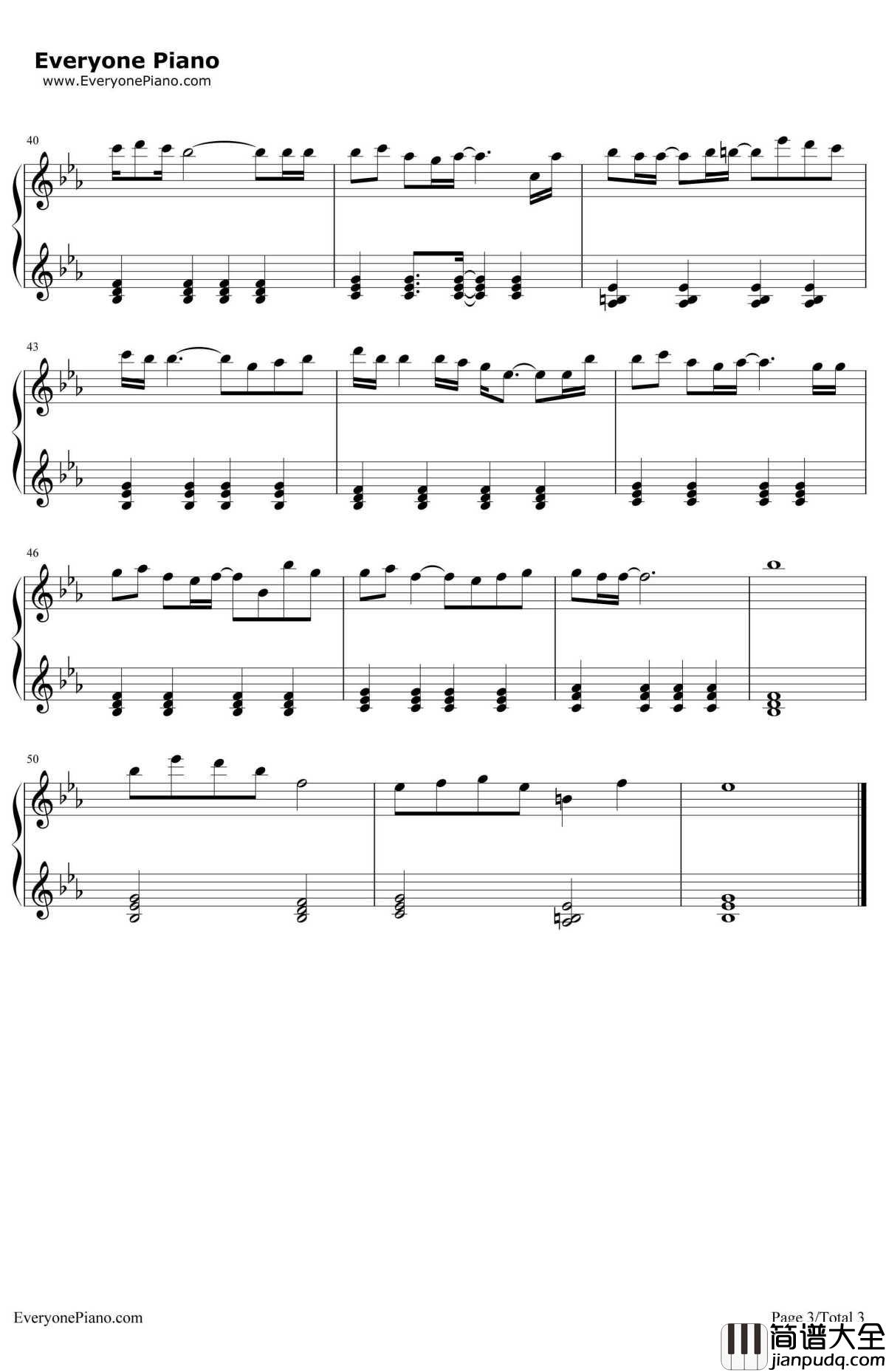 Love_Story钢琴谱_LYn_韩剧_蓝色大海的传说_OST