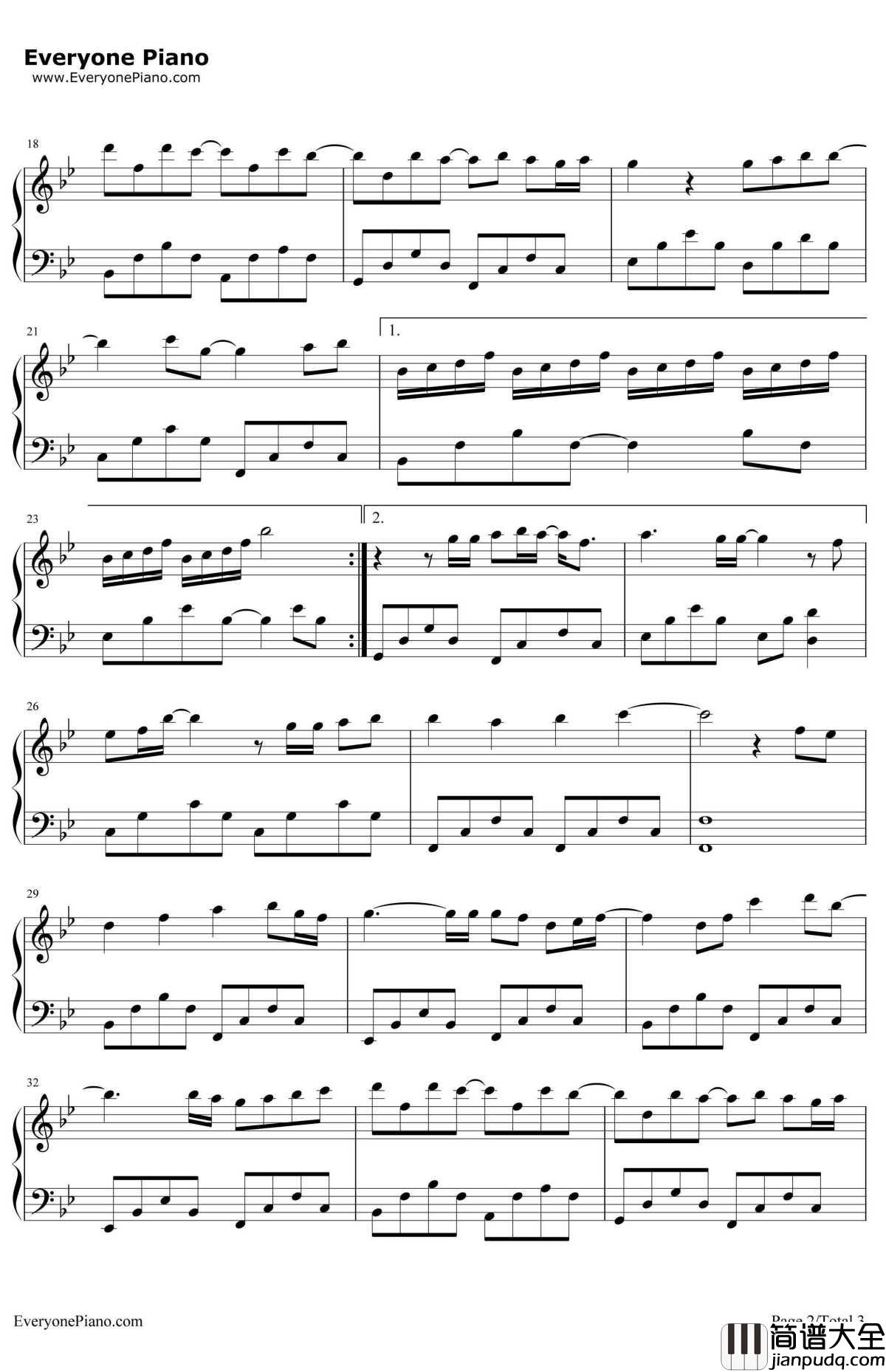 You_Are_My_World钢琴谱_尹美莱_韩剧_蓝色大海的传说_OST