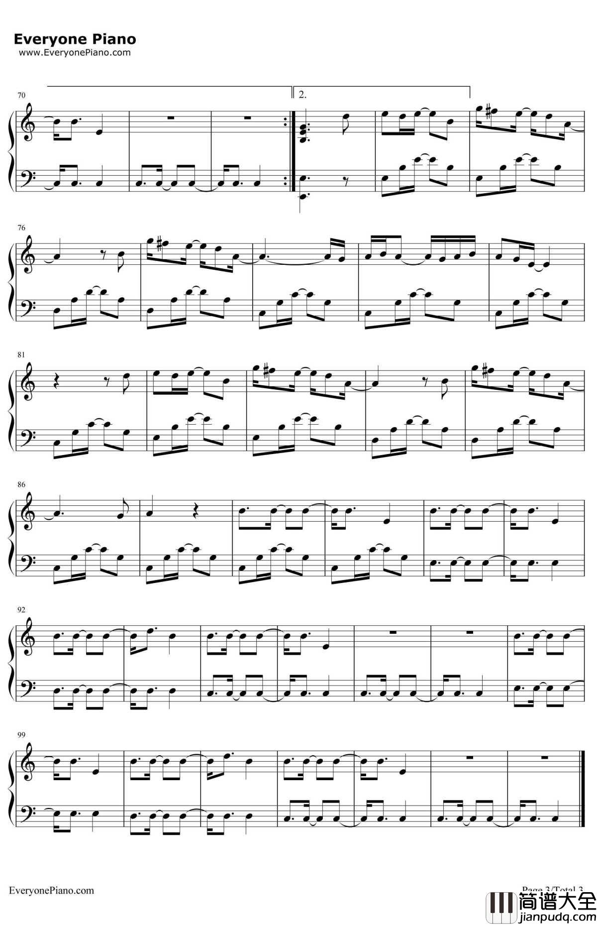 火星人来过钢琴谱_薛之谦__火星情报局2_主题曲