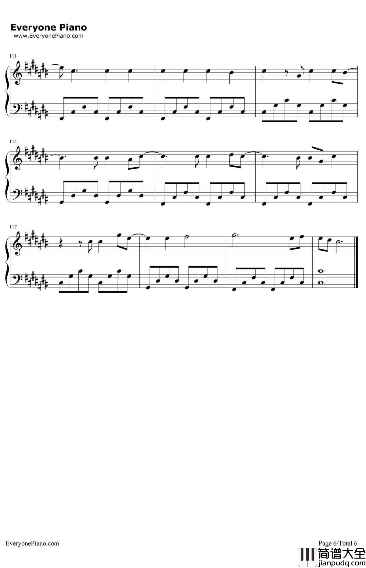 Dancing_On_My_Own钢琴谱_Claum_Scott