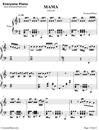 MAMA钢琴谱_EXO_M_吉他谱_钢琴谱_简谱