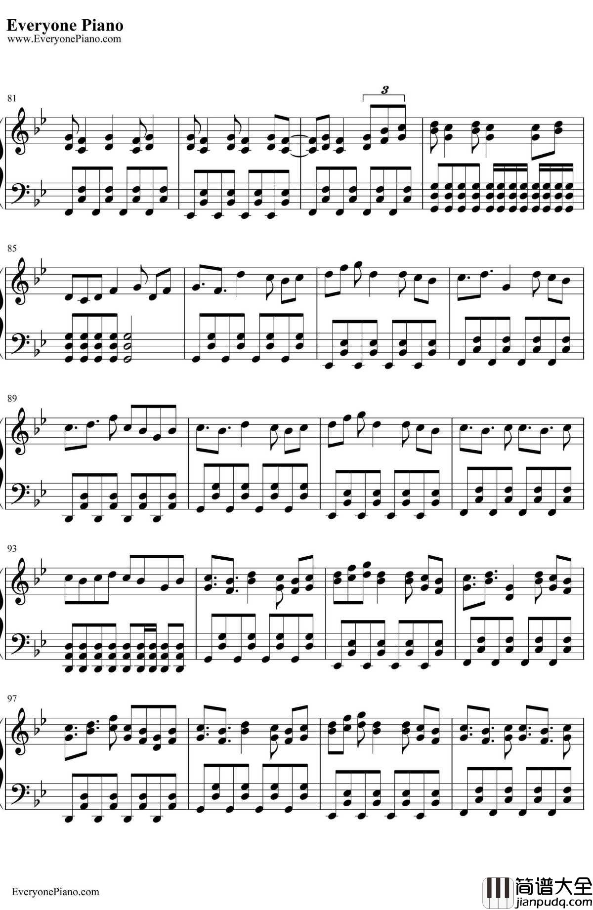 九九八十一钢琴谱_乐正绫洛天依_VOCALOID中文传说曲