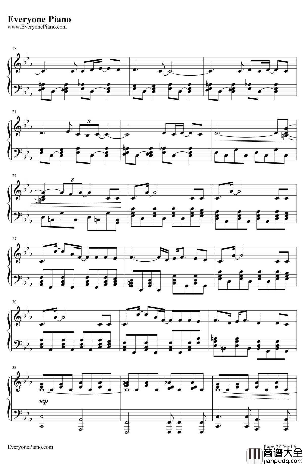 Skyfall钢琴谱_阿黛尔Adele_007之大破天降杀机主题曲