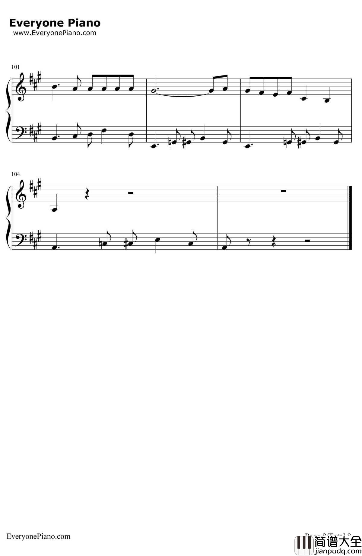 All_About_That_Bass钢琴谱_Meghan_Trainor