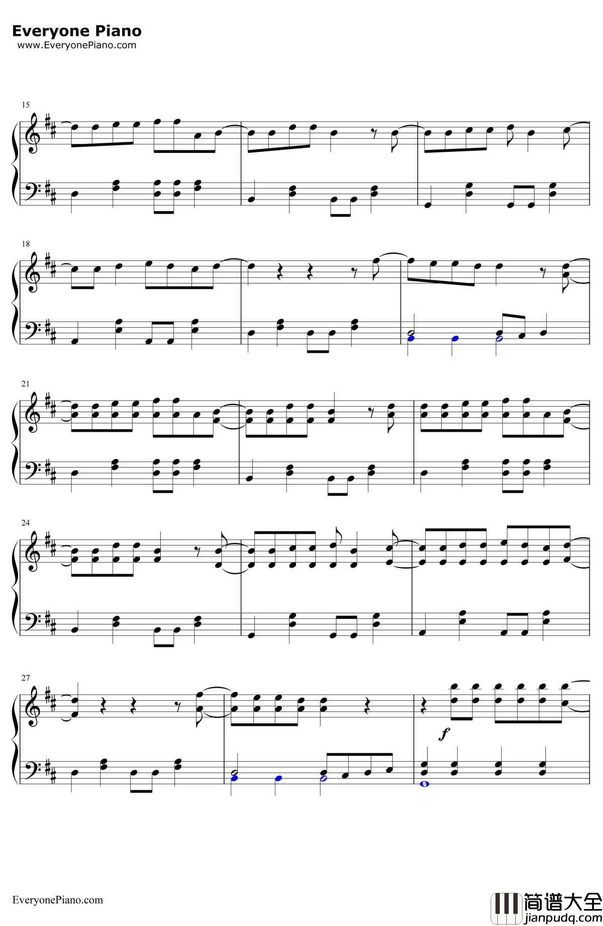 恋するフォーチュンクッキー(恋爱的幸运饼干)钢琴谱_AKB48