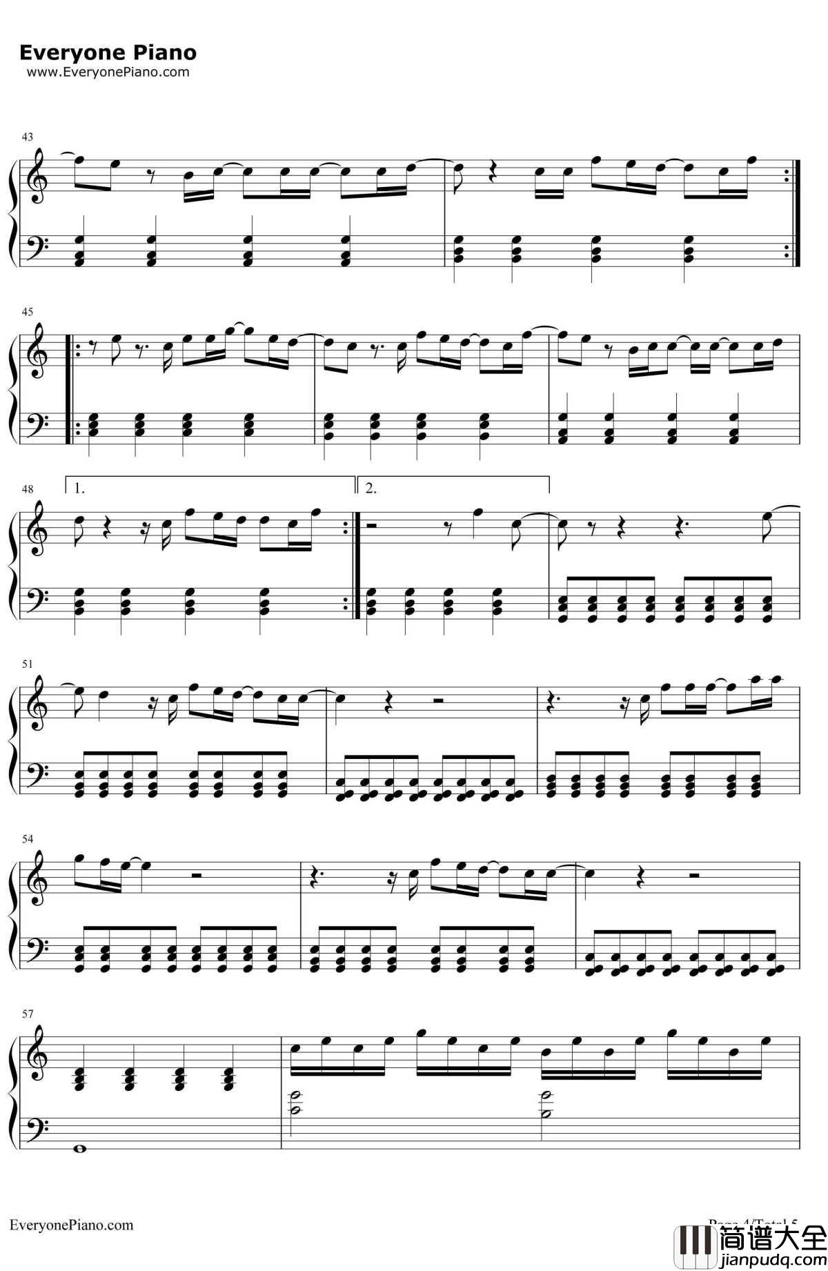 Boston钢琴谱_AUGUSTANA