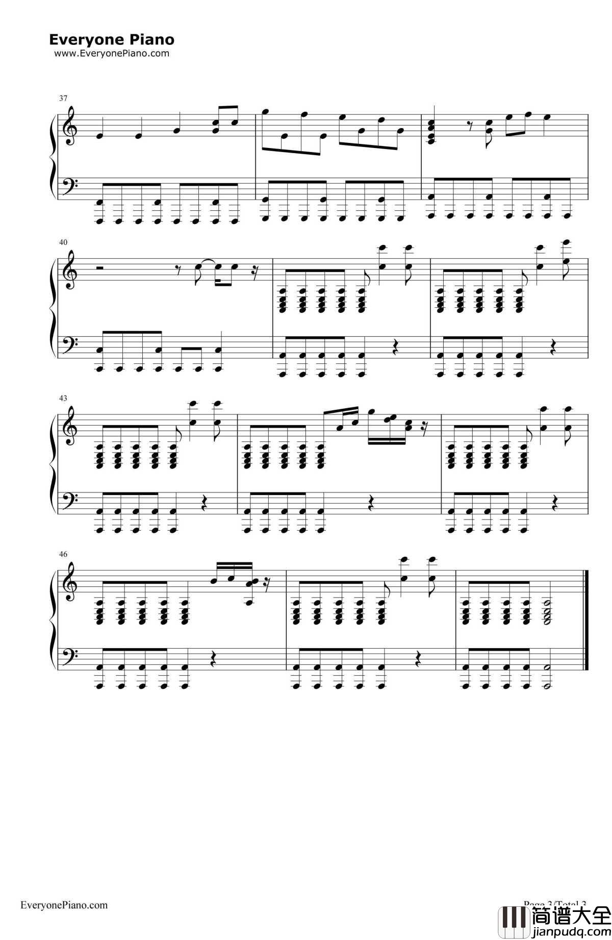 Beauty_and_a_Beat钢琴谱_Justin_Bieber_ft.Nicki_Minaj