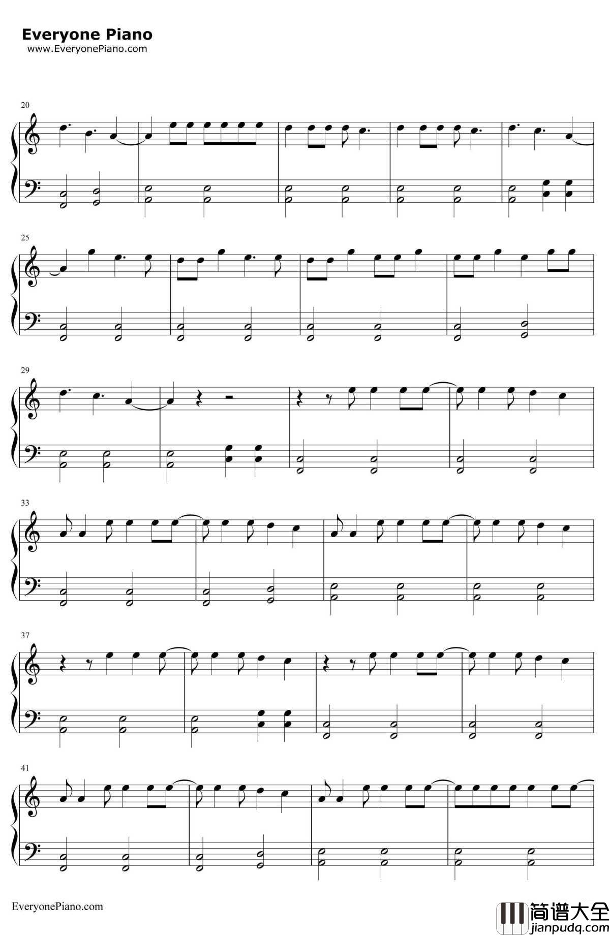 Right_There钢琴谱_Nicole_Scherzinger