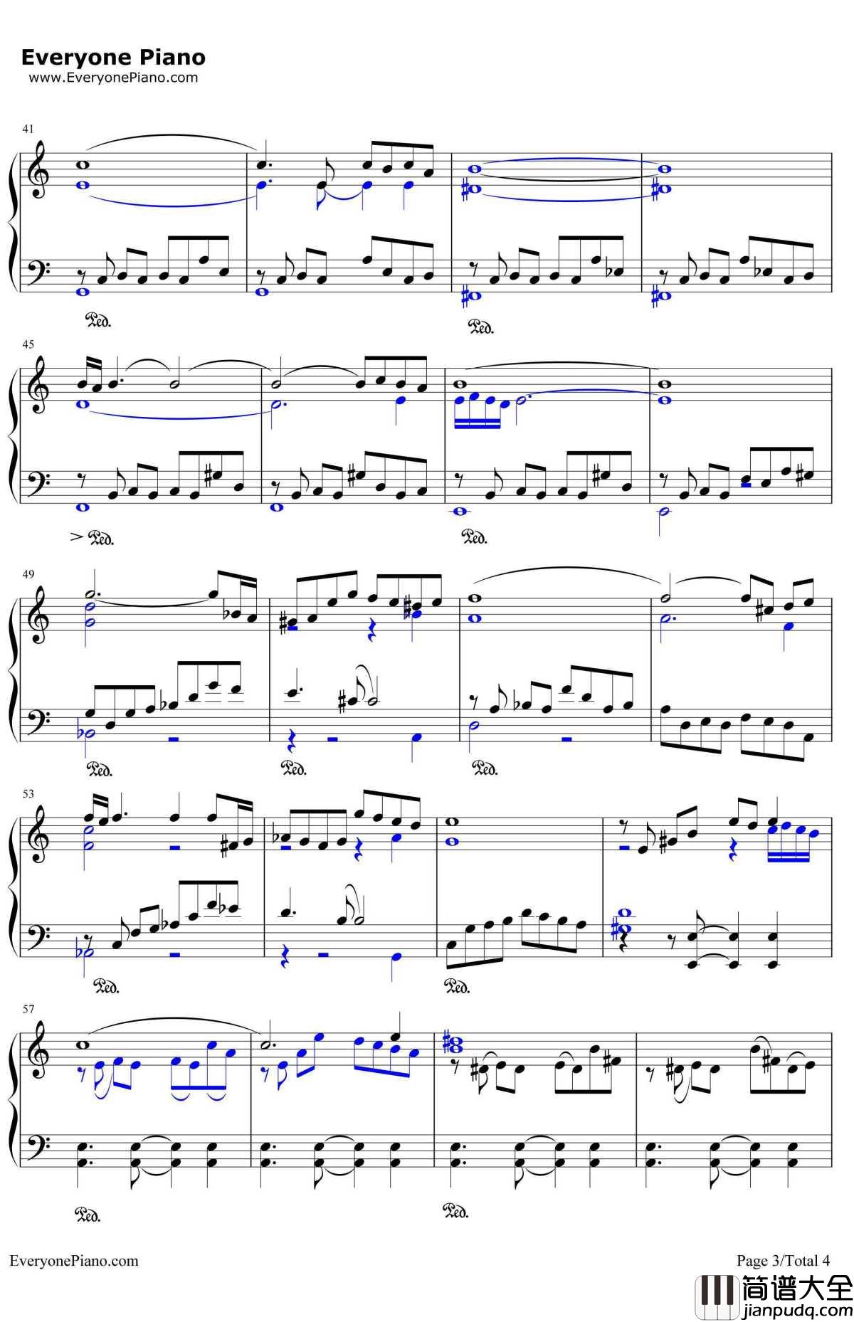 自由探戈钢琴谱_皮亚佐拉(AstorPiazzolla)_Libertango_皮亚佐拉