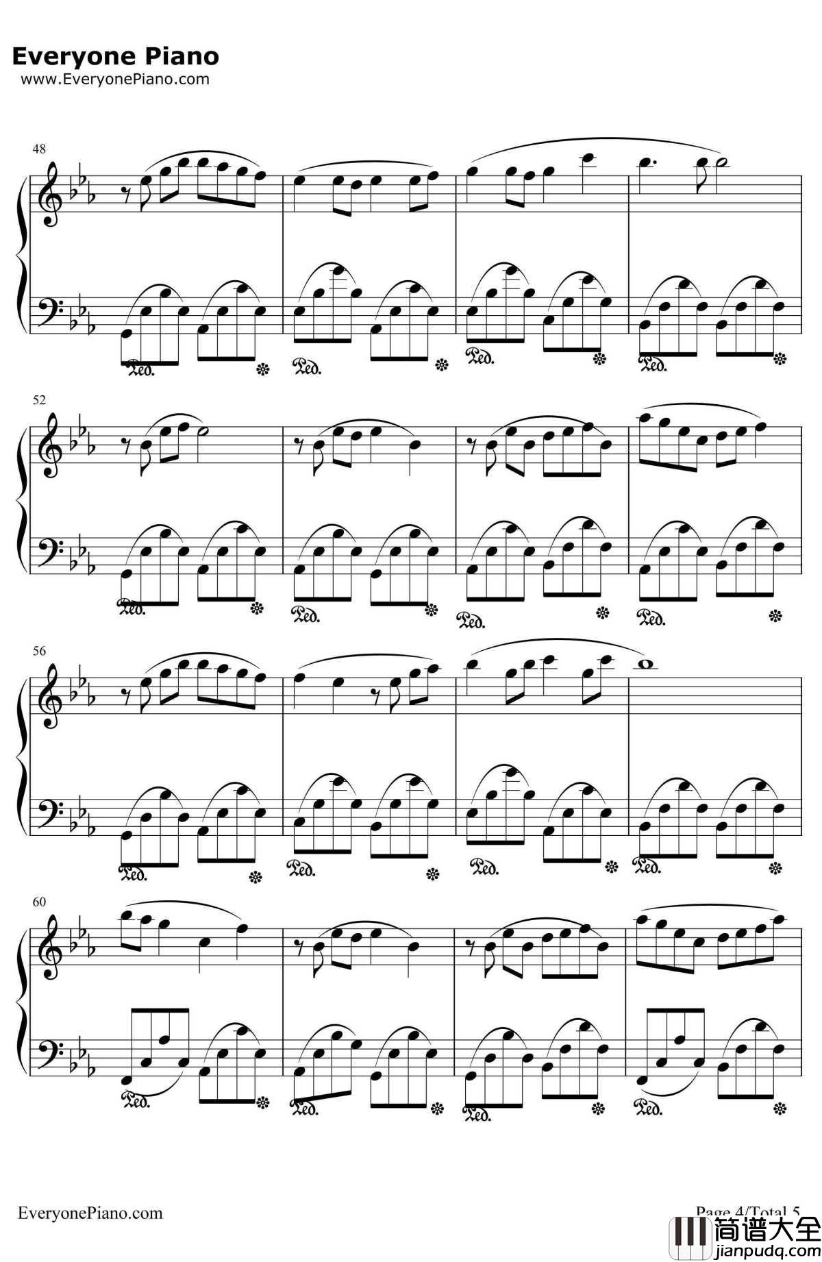 山溪MountainStream钢琴谱_班得瑞_班得瑞_春野_