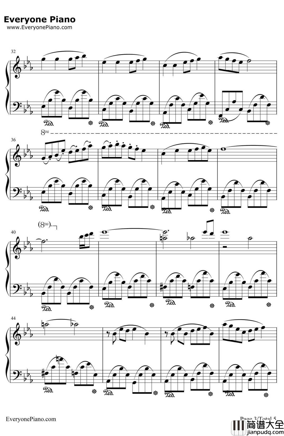 山溪MountainStream钢琴谱_班得瑞_班得瑞_春野_