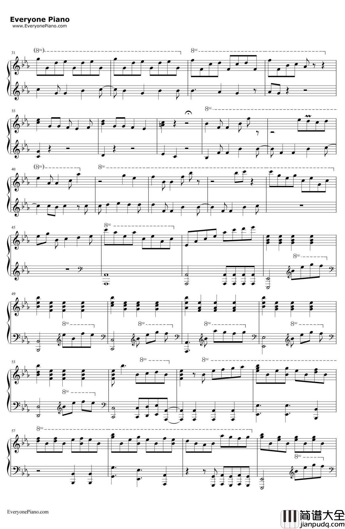 Let_It_Go伴奏钢琴谱_DemiLovato_thepianoguys_冰雪奇缘主题曲