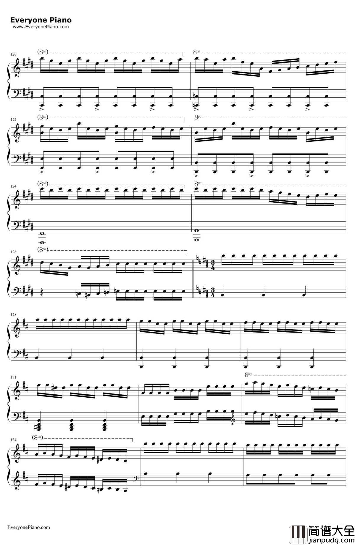 Let_It_Go伴奏钢琴谱_DemiLovato_thepianoguys_冰雪奇缘主题曲