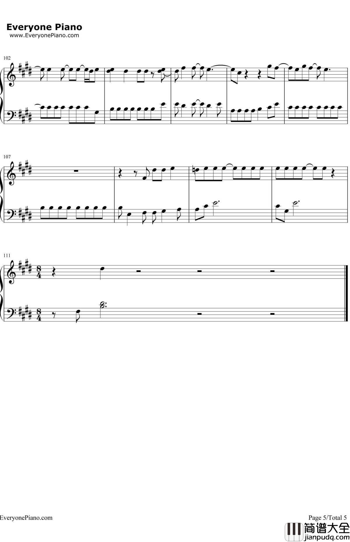 Red钢琴谱_TaylorSwift