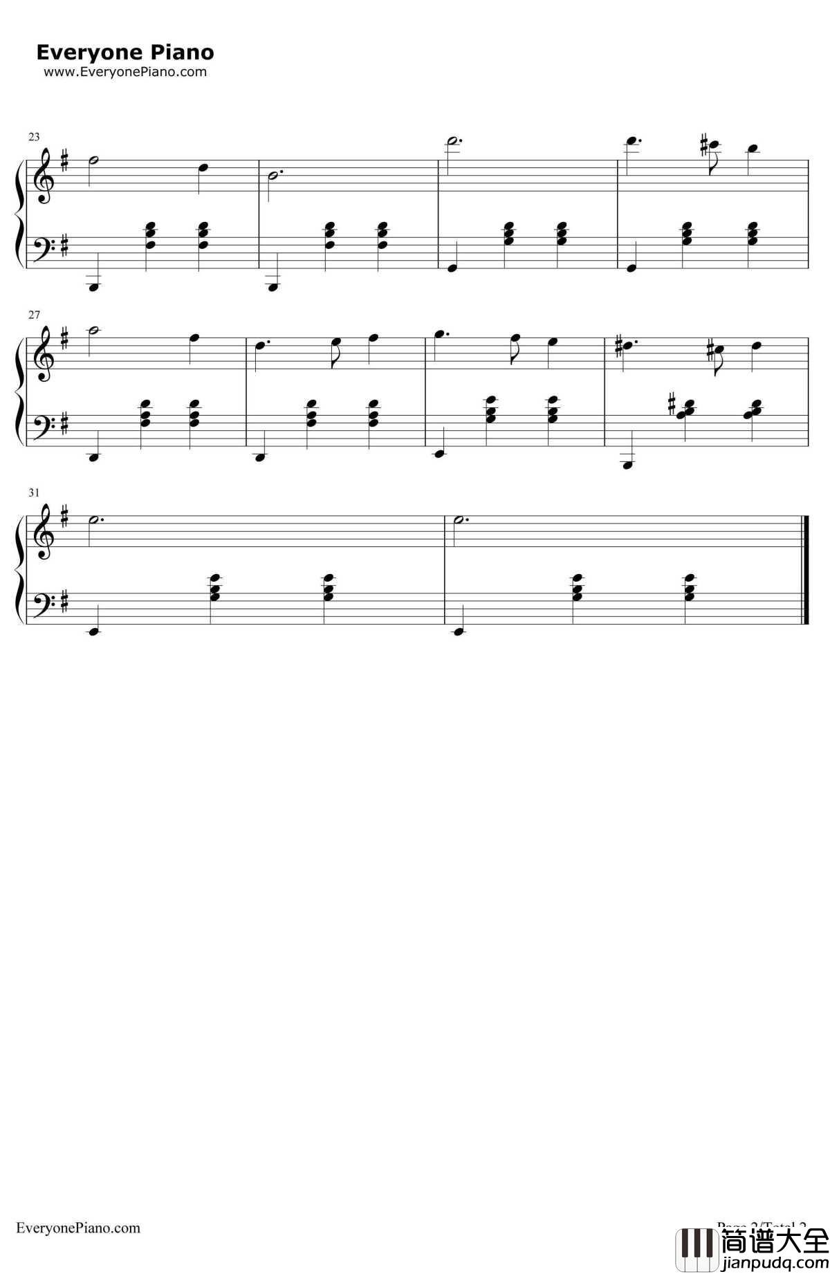 绿袖子钢琴谱_亨利八世_英国民谣