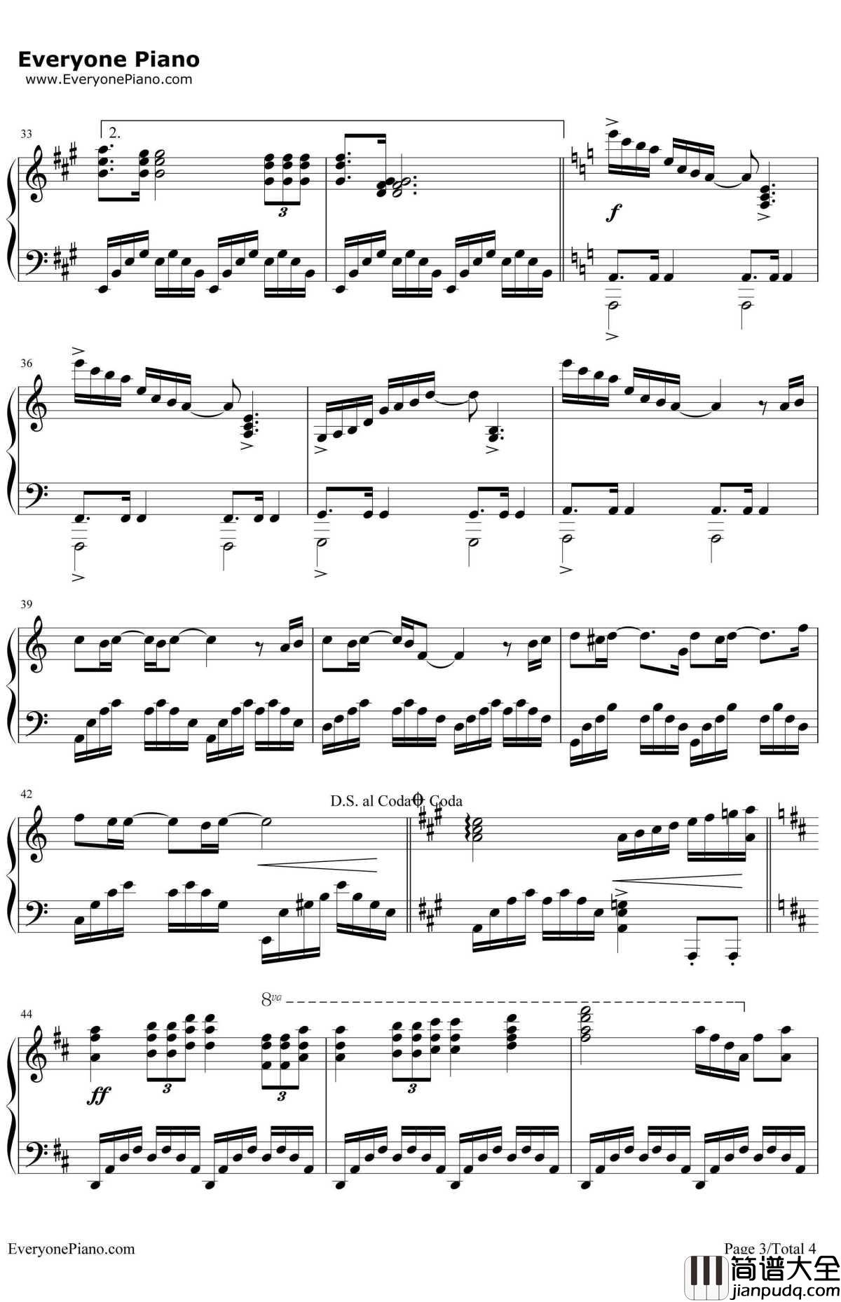 星星交响曲钢琴谱_理查德.克莱德曼