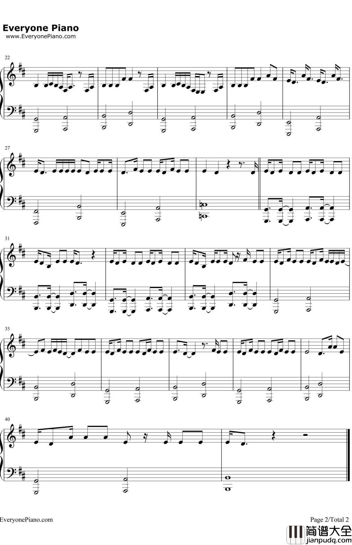 Young_and_Beautiful钢琴谱_LanaDelRey_了不起的盖茨比OST_LanaDelRey