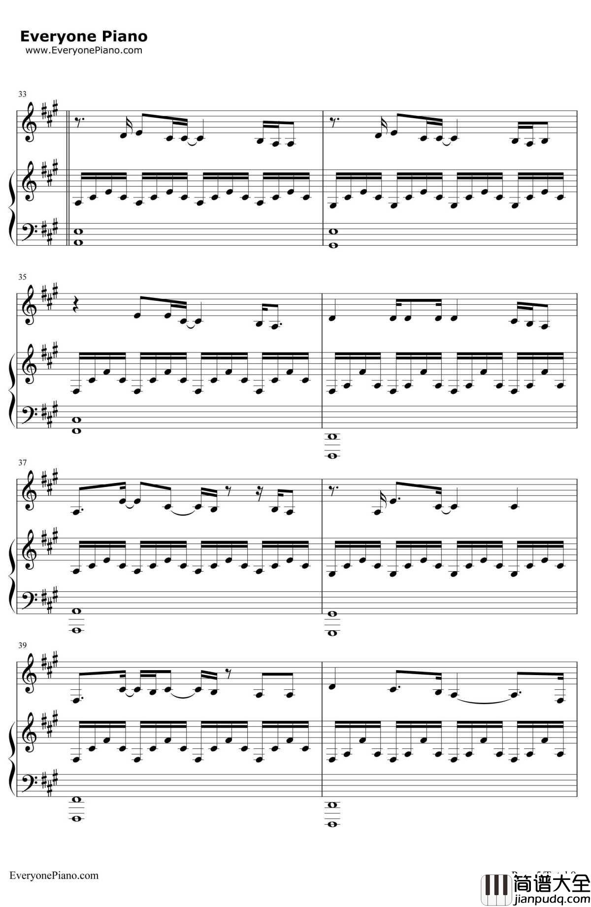 Some_one_Like_You原版钢琴谱_Adele