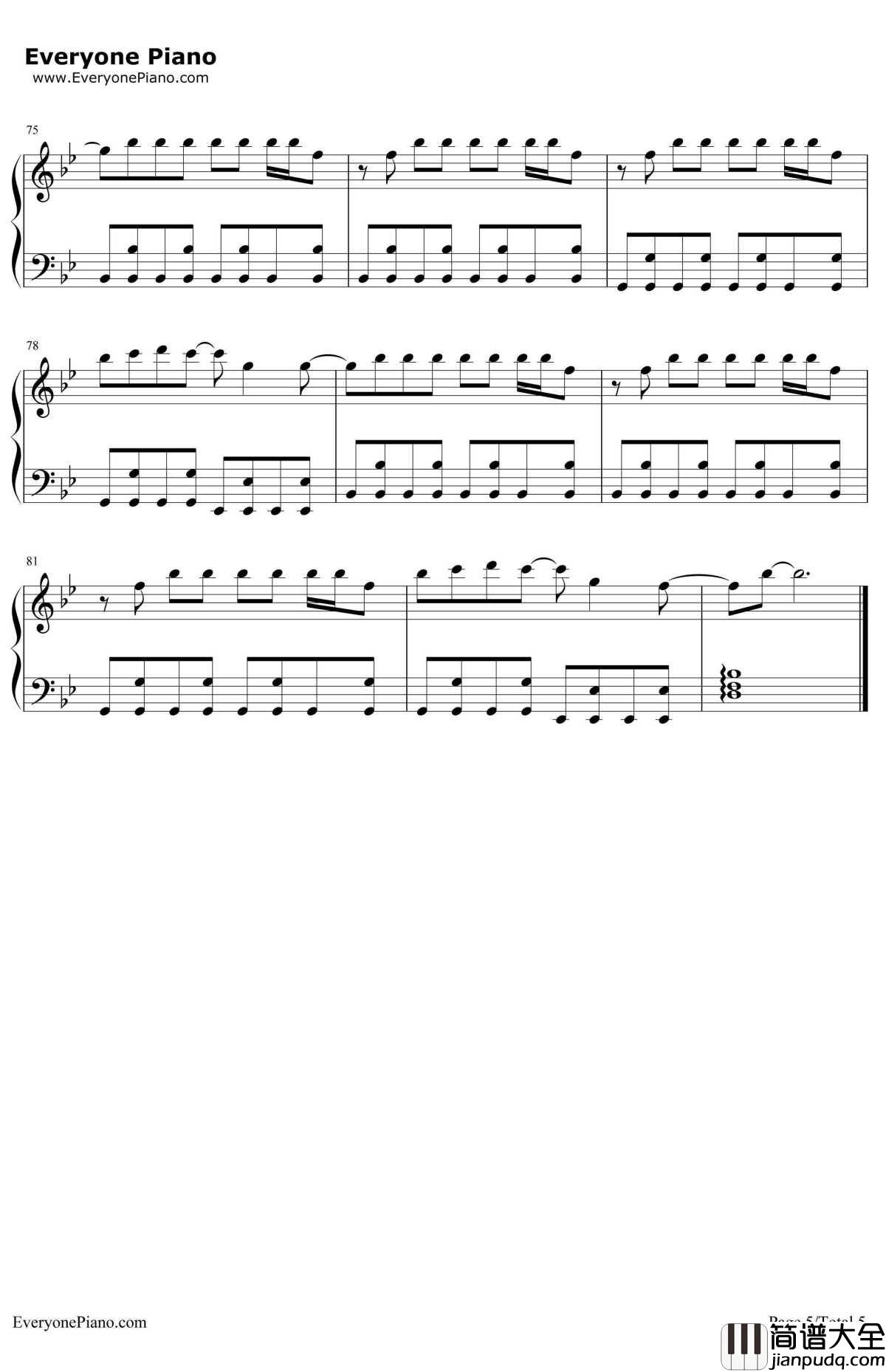 Roar（灵魂咆哮）钢琴谱_KatyPerry