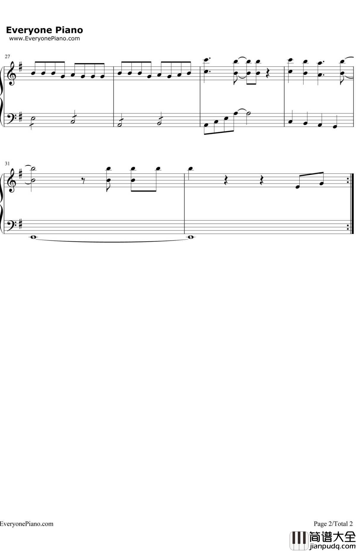 R_U_Crazy钢琴谱_ConorMaynard