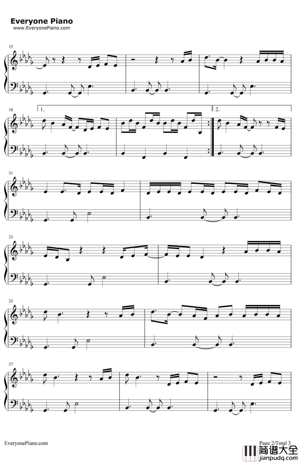 Mercy钢琴谱_BishopBriggs__极限特工：终极回归_电影插曲