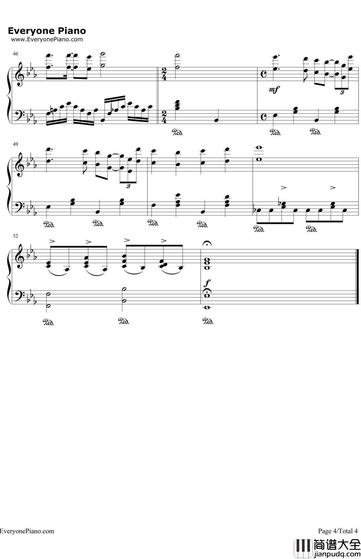 玫瑰色的人生钢琴谱_理查德·克莱德曼_LaVieEnRose