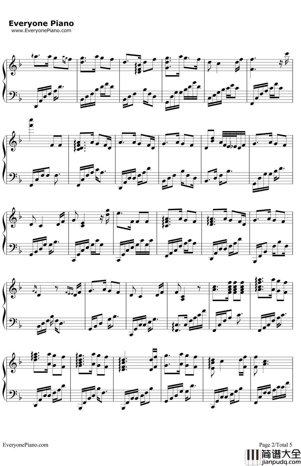 500_Miles钢琴谱__陈占美