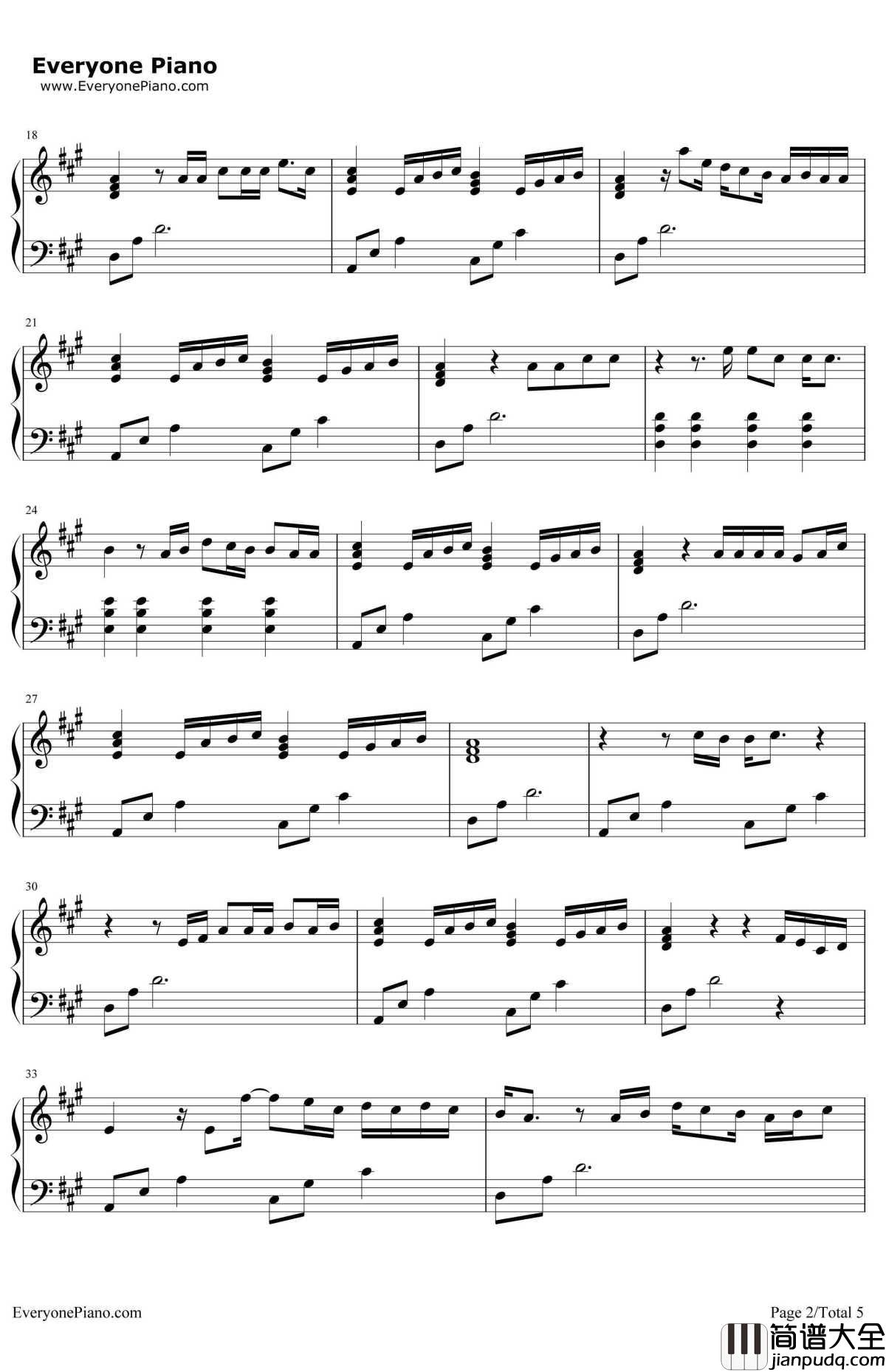 How_Would_You_Feel(Paean)钢琴谱_EdSheeran