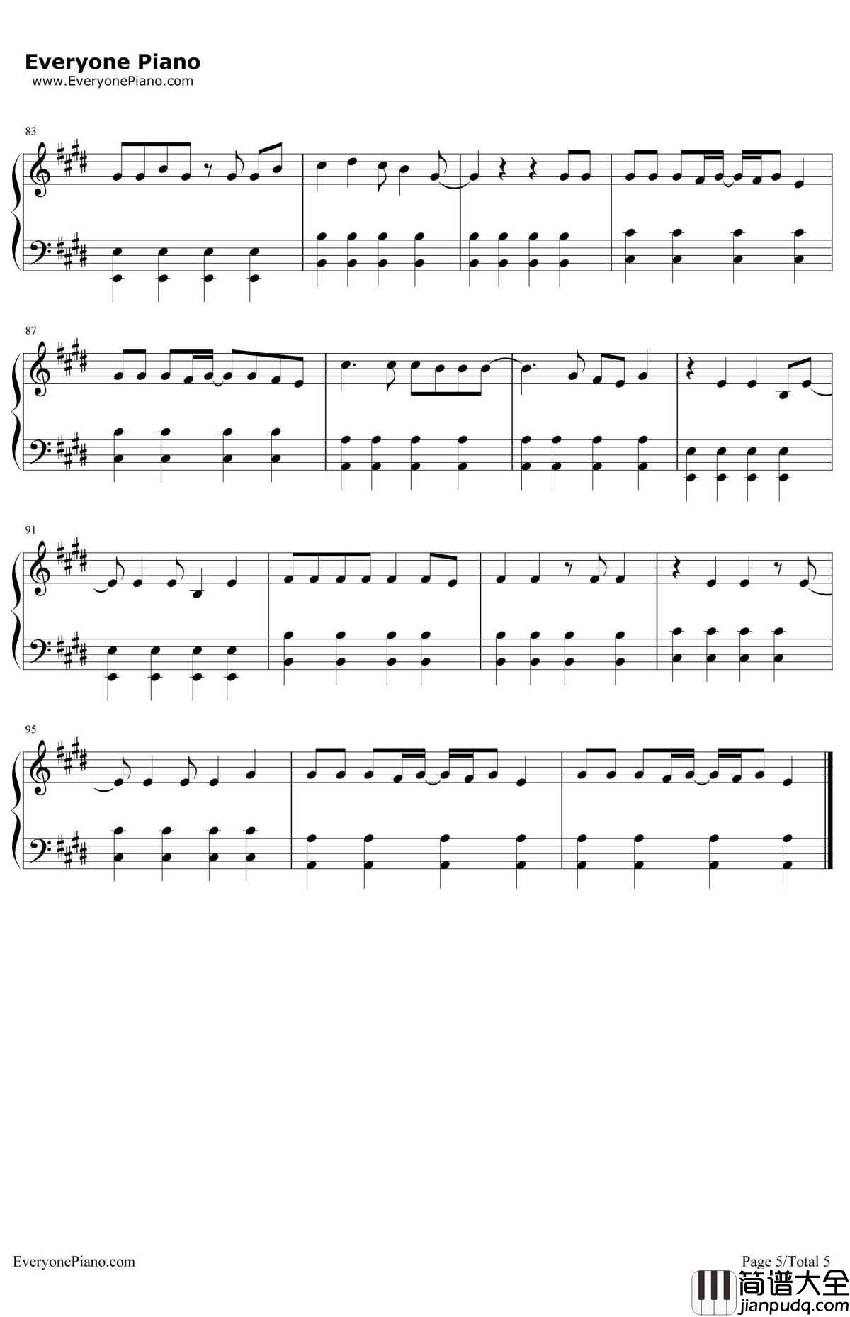 KNOCK_KNOCK钢琴谱_TWICE