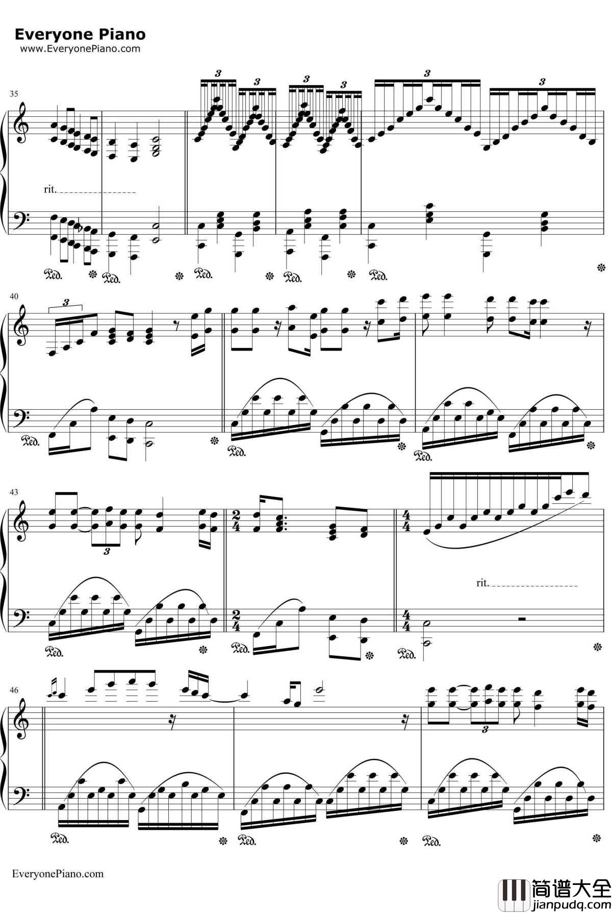 LetItBe钢琴谱_理查德克莱德曼