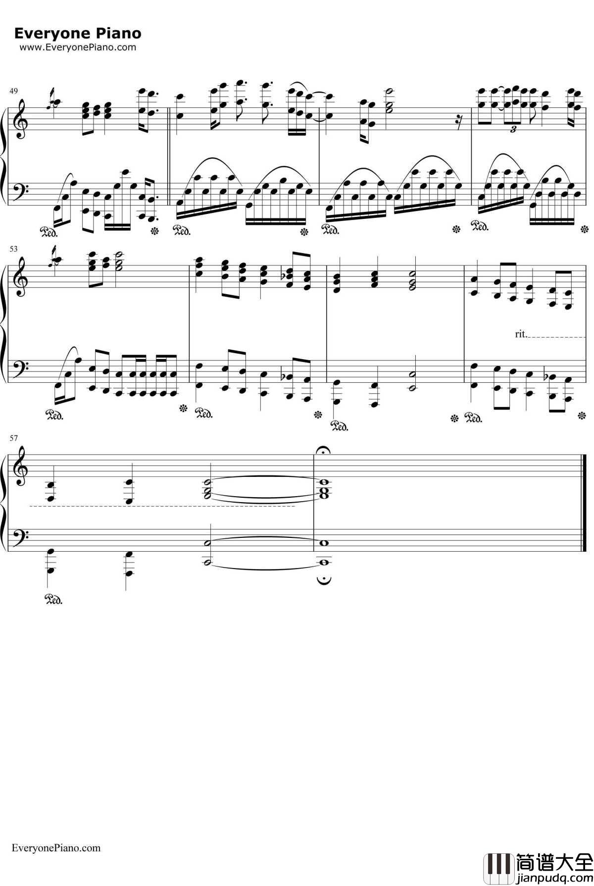 LetItBe钢琴谱_理查德克莱德曼