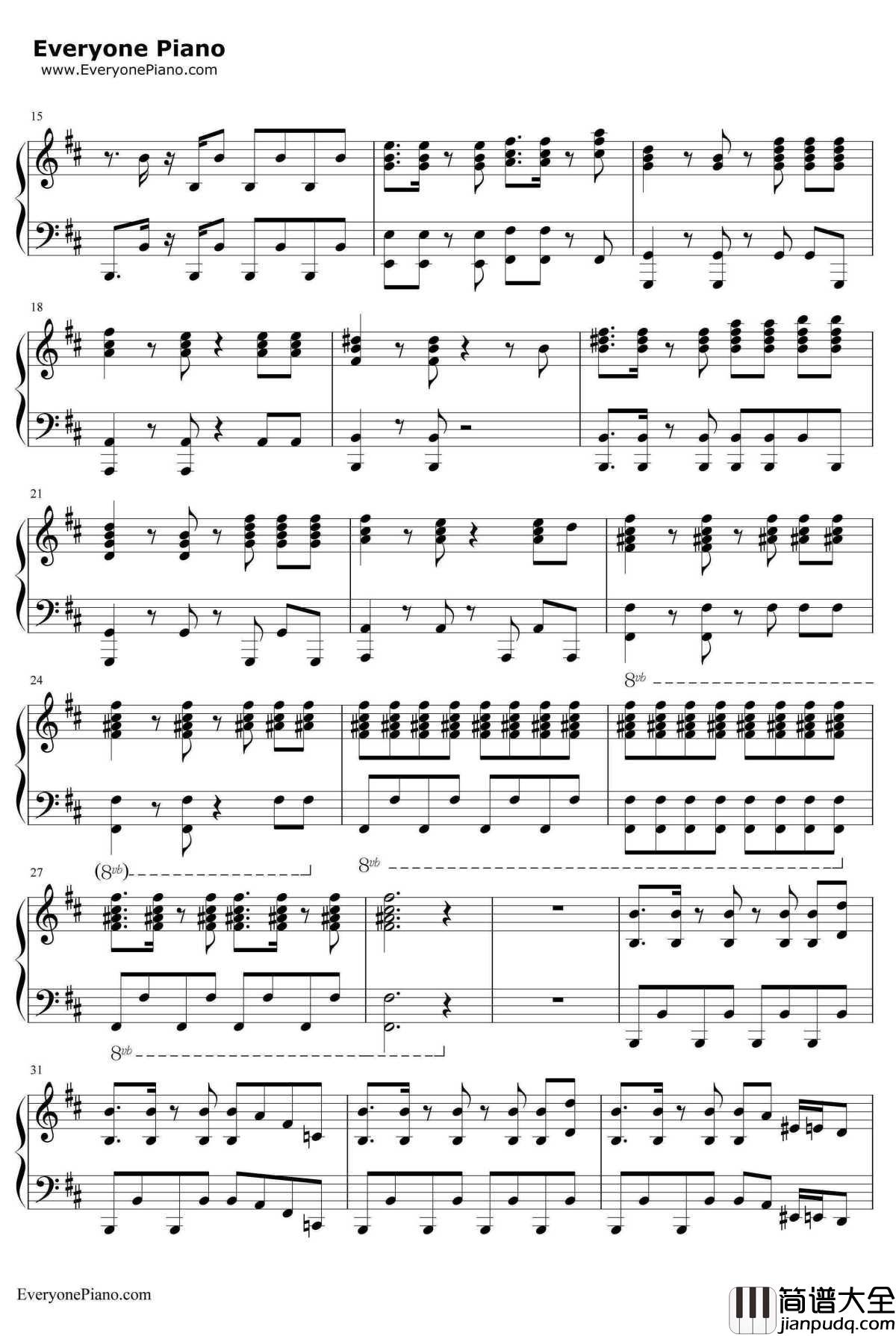 神曲钢琴谱_朴载相PSY_江南style_GangnamStyle