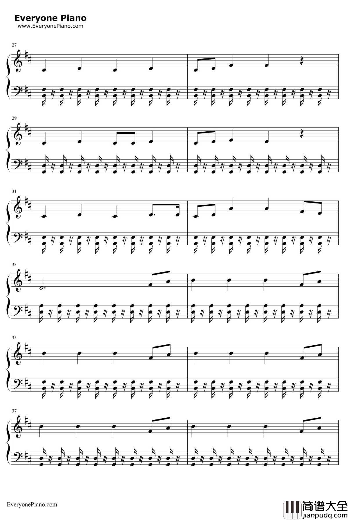 TOKYO_GIRL钢琴谱_Perfume_日剧_东京白日梦女_主题曲