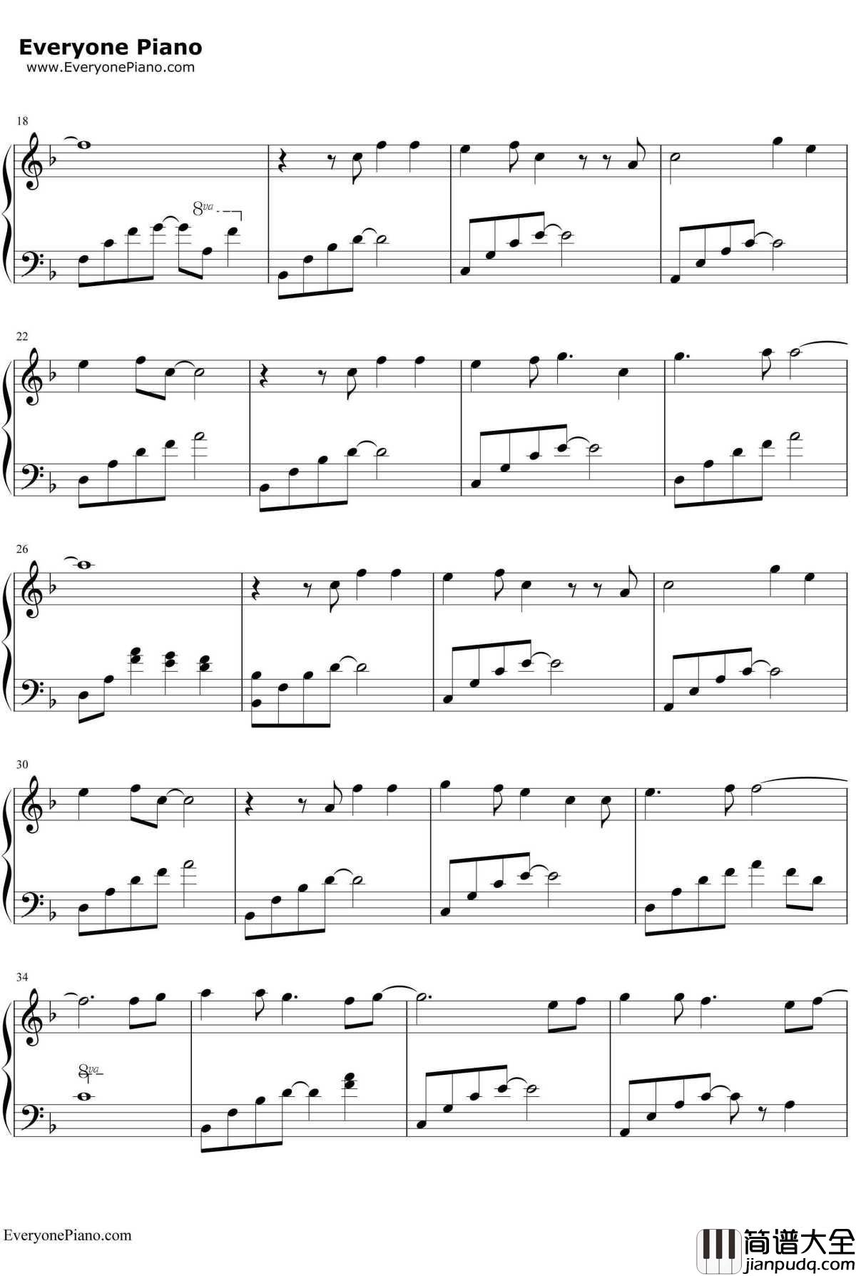 Letter_song钢琴谱_Doriko_致十年后的我_初音ミク