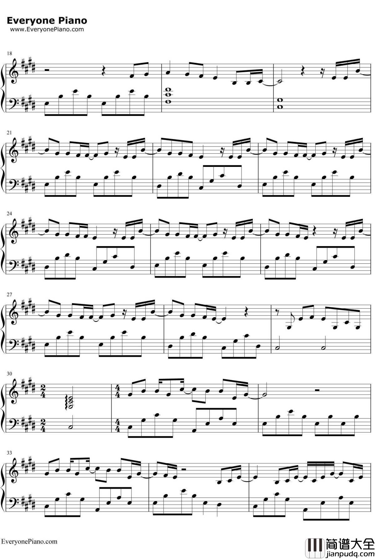 Skinny_Love钢琴谱_BonIver