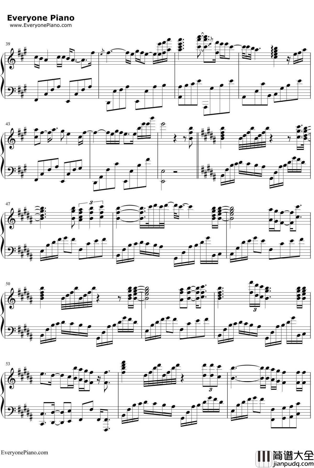 I_will_always_love_you钢琴谱_惠特妮·休斯顿WhitneyHouston_我将永远爱你