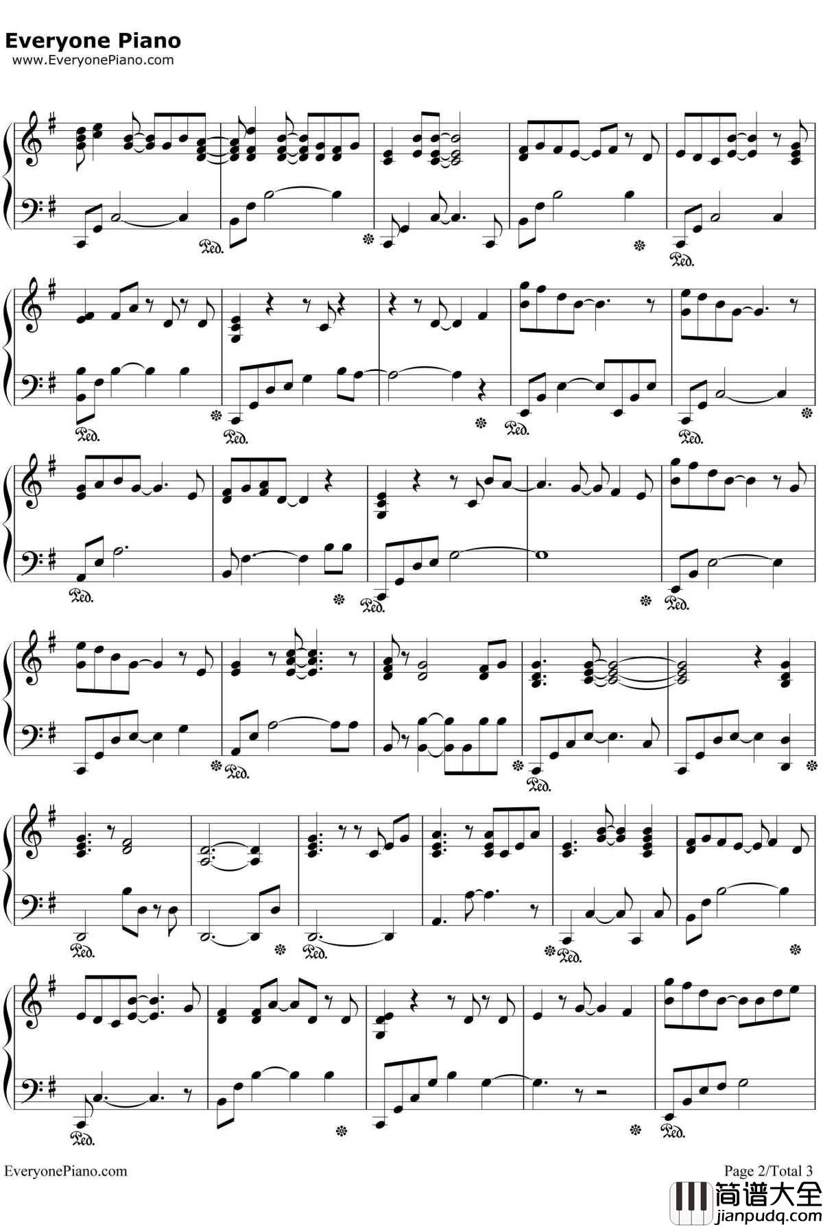 Missing_Each_Other钢琴谱_CAGNET