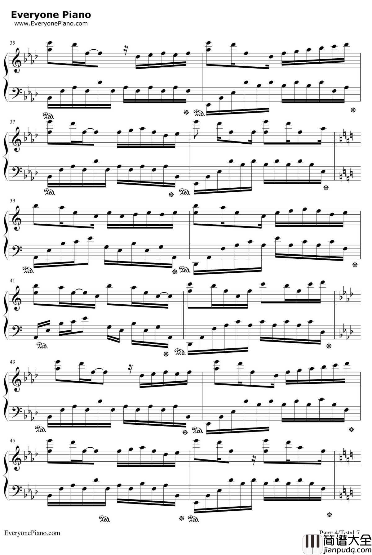 前声音钢琴谱_李闰珉_Yiruma