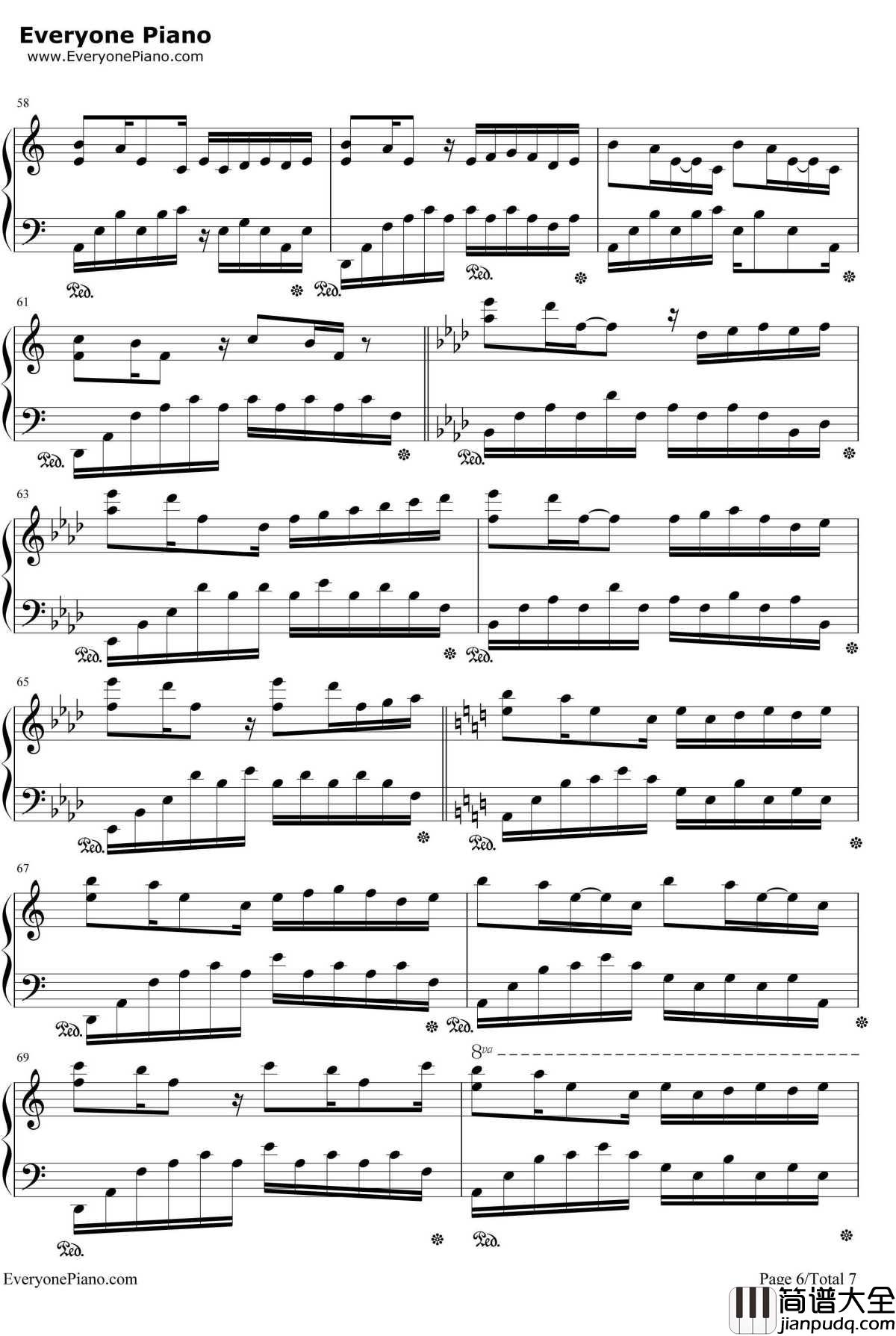 前声音钢琴谱_李闰珉_Yiruma