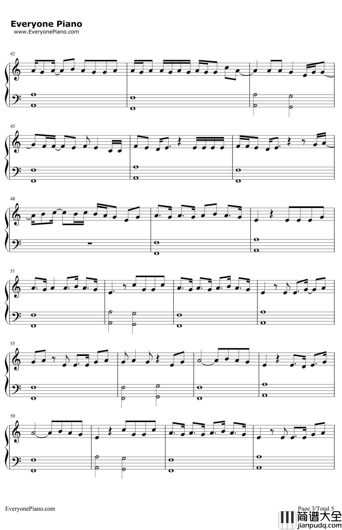 Scars_To_Your_Beautiful钢琴谱_AlessiaCara