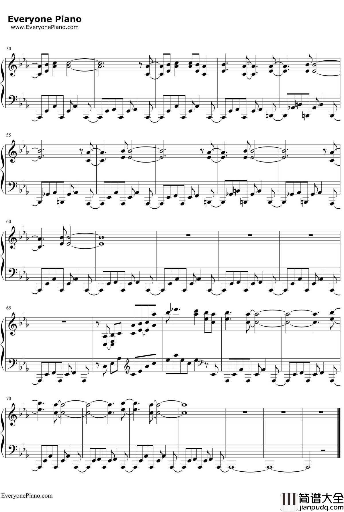 Linus_and_Lucy钢琴谱_VinceGuaraldi