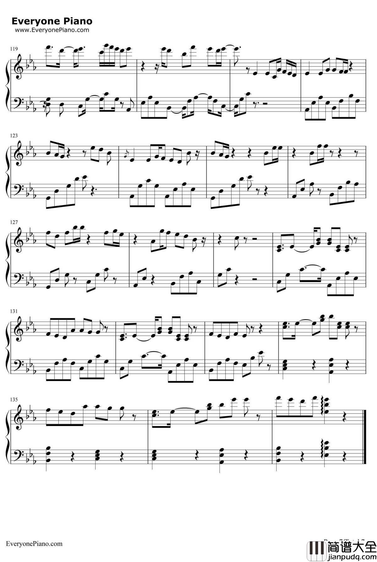 夕日坂钢琴谱_初音未来初音ミク