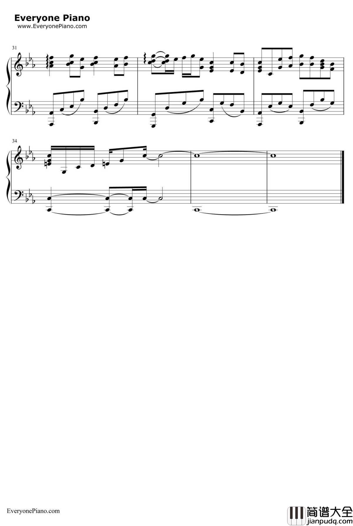 碎月雨中奏钢琴谱_东方Project