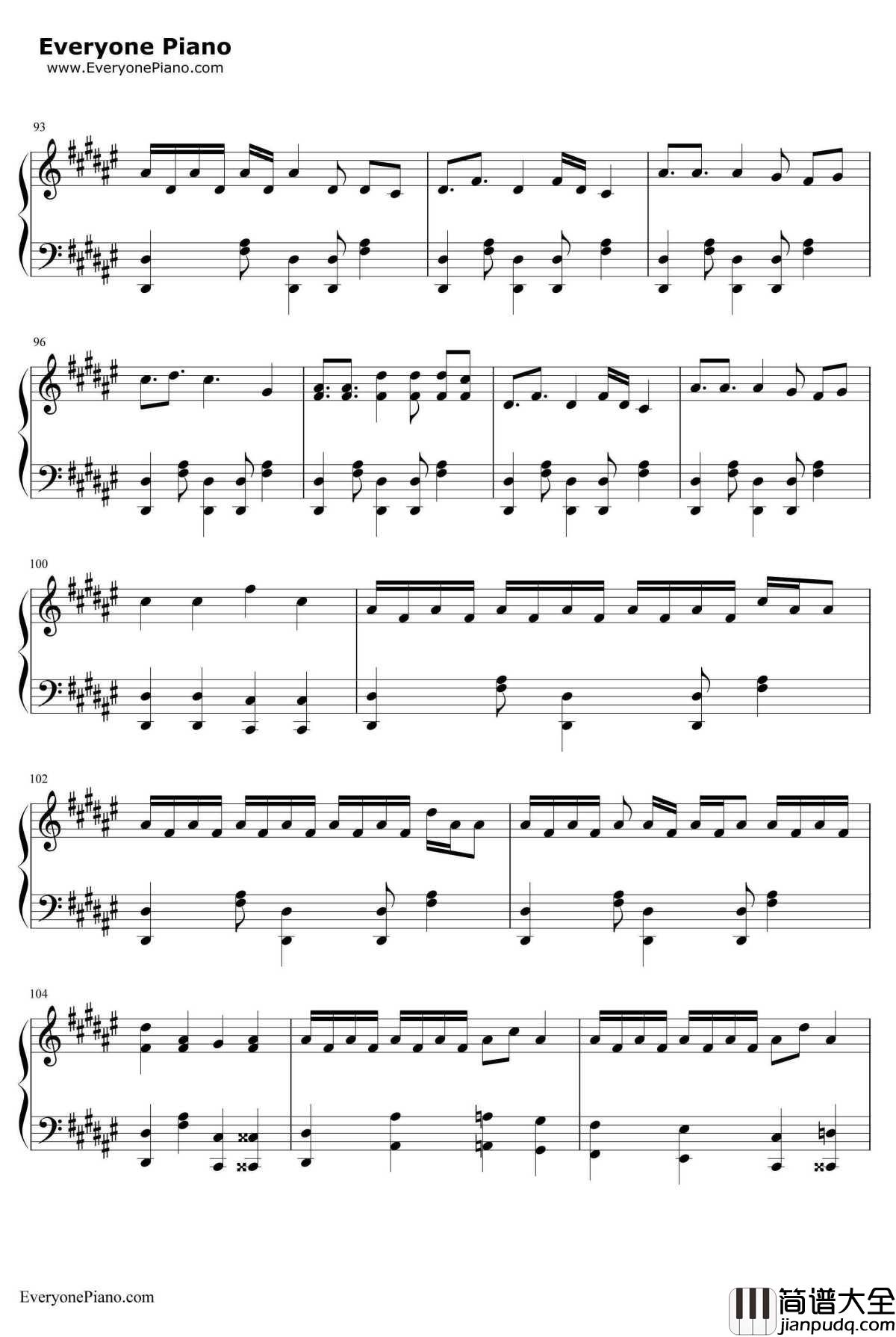 世界终结·舞厅钢琴谱_初音ミク巡音ルカ_ワールズエンド·ダンスホール