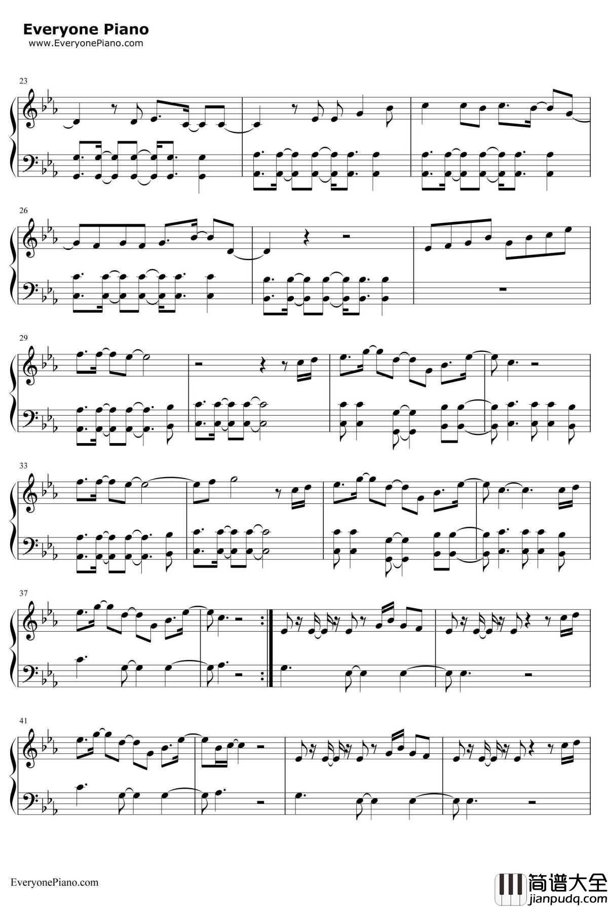 Symphony钢琴谱_CleanBanditZaraLarsson